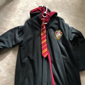 Hogwarts robes with tie, heights 5’6” to 6”